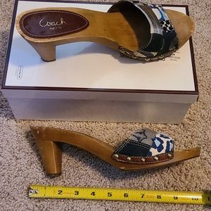 COACH Allissa Patchwork size 10 Blue